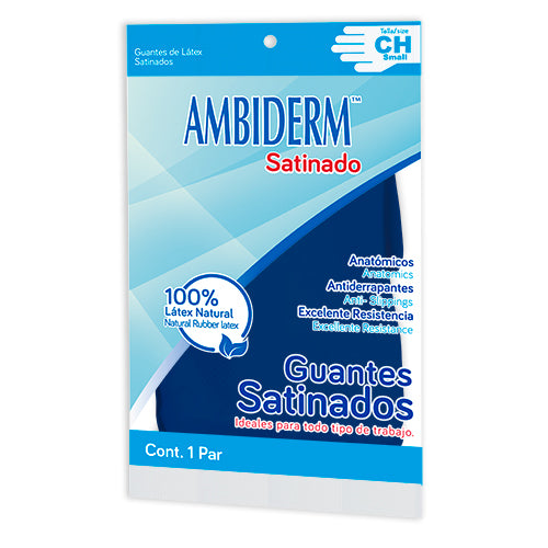 GUANTE SATINADO (pack c/12 bolsas c/1 par)