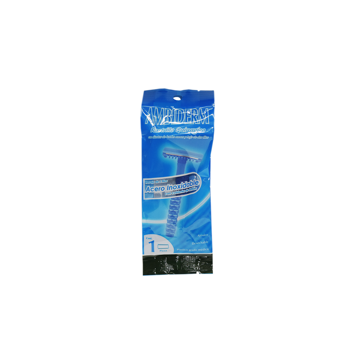 RASTRILLO CON DIENTES - 2 FILO (100pz)