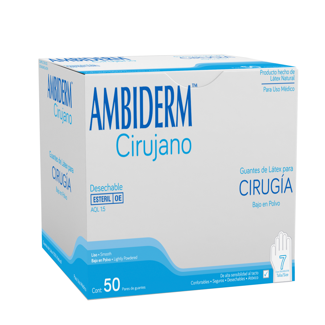 GUANTE CIRUJANO ESTÉRIL