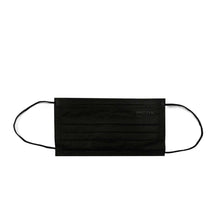 Cargar imagen en el visor de la galería, CUBREBOCAS ADULTO PLISADO NEGRO