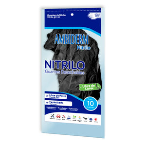 GUANTE NITRILO UNITALLA ( pack 10 bolsas c/10 guantes)