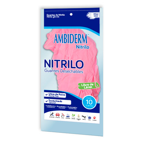 GUANTE NITRILO UNITALLA ( pack 10 bolsas c/10 guantes)