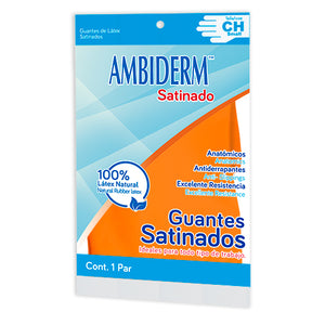 GUANTE SATINADO (pack c/12 bolsas c/1 par)