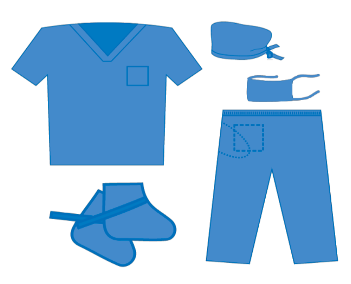 UNIFORME QUIRÚRGICO CUELLO "V" SMS