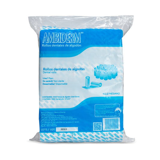 ROLLO DE ALGODÓN DENTAL LISO