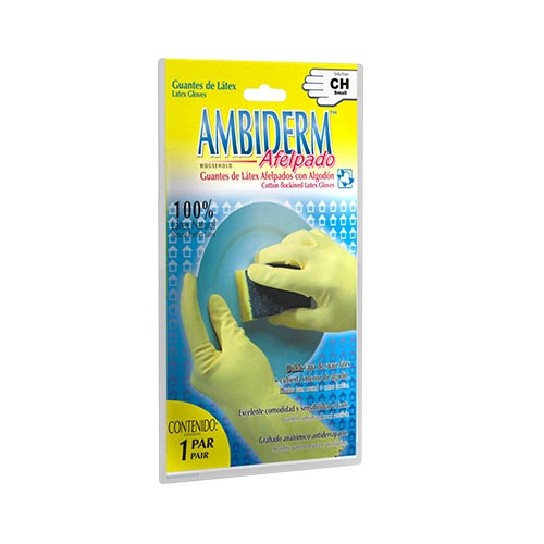 GUANTE AFELPADO (pack c/12 bolsas c/1 par)