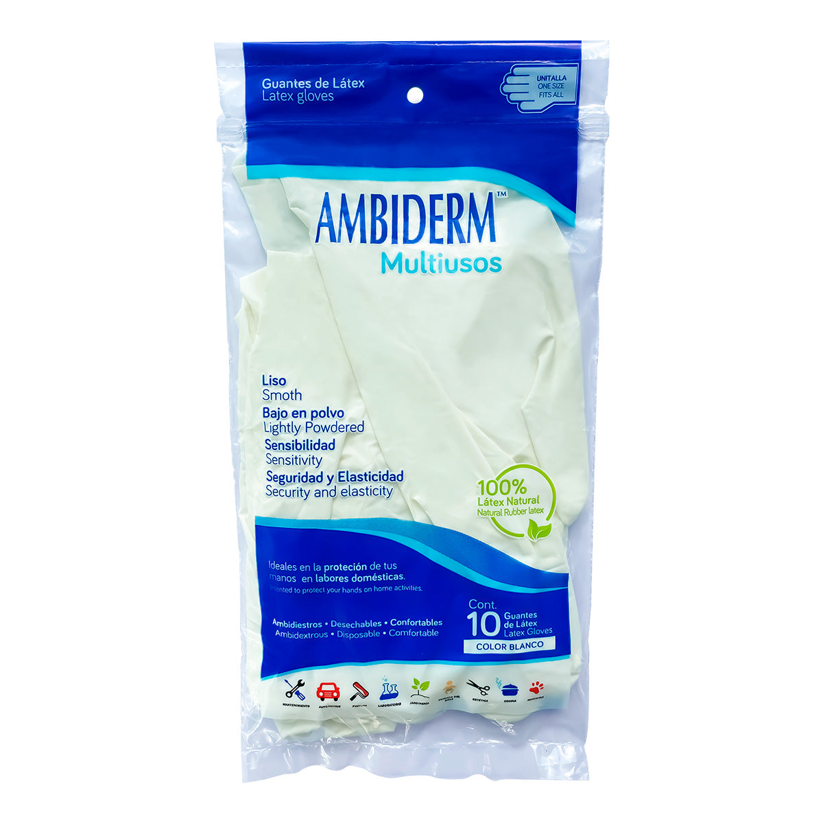 GUANTE MULTIUSOS (pack c/10 bolsas c/10 guantes)