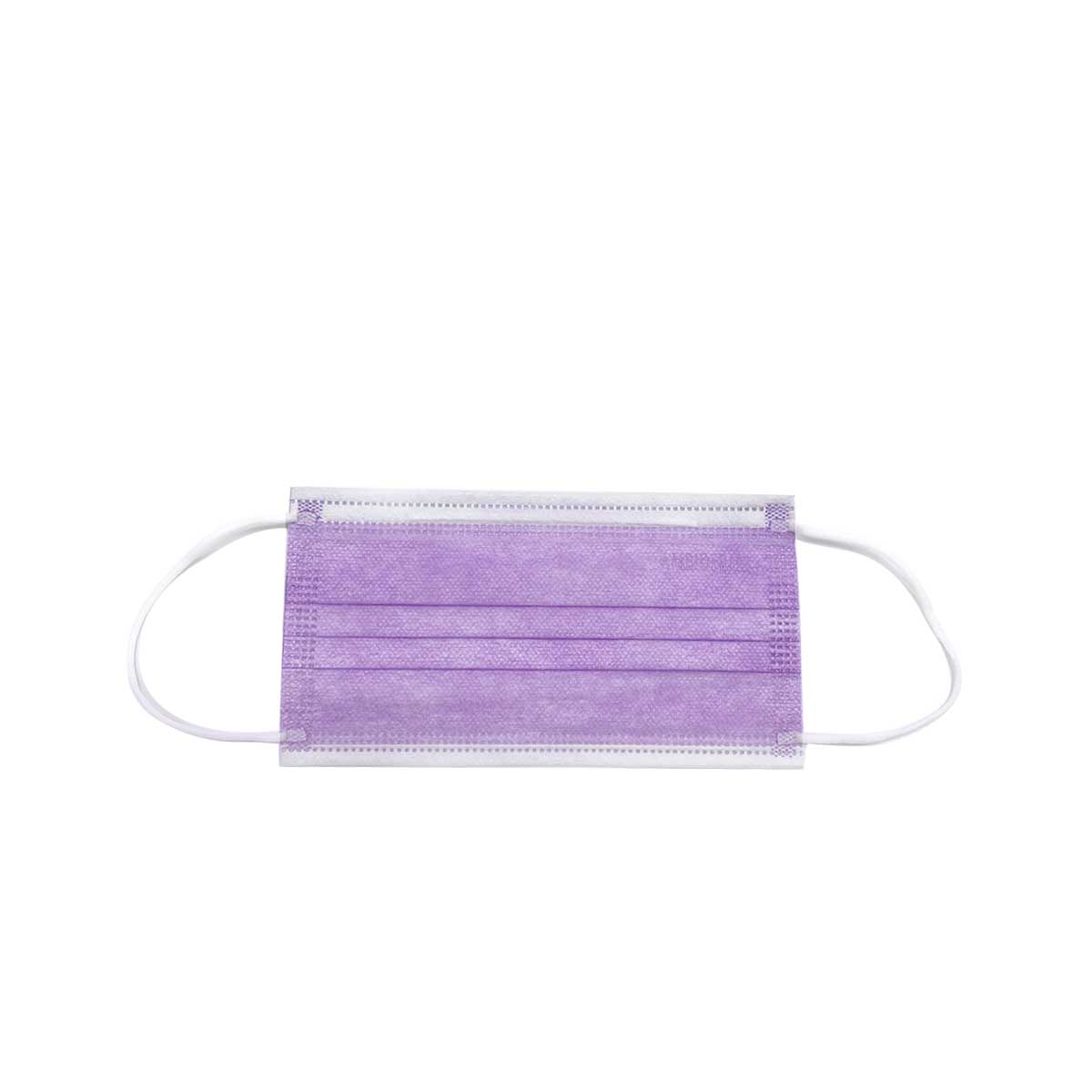 CUBREBOCAS ADULTO PLISADO VIOLETA